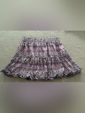 Olivaceous Mini Skirt in purple 100%polyester